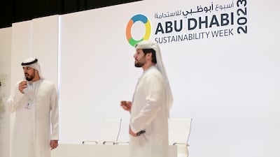 Abu Dhabi Sustainability Week's special edition will take place at Cop28 in Dubai. Khushnum Bhandari / The National