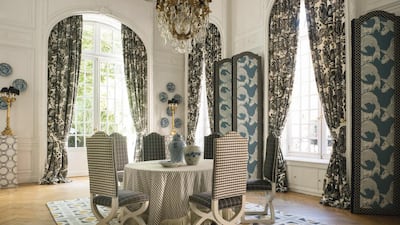 An Escorial rug worth about Dh17,000, designed by Spanish interior designer Lorenzo Castillo. Courtesy The Rug Company