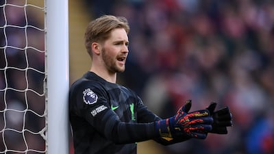 LIVERPOOL RATINGS. Impressive all-round display. Commanded his box and kicked well, including direct role in third goal. Made top save from Reguilon in build-up to Toney's goal. Getty Images