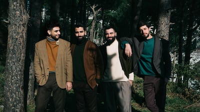 From left, Anthony Khoury, Nicola Hakim, Gio Fikany and Joey Abu Jawdeh. Courtesy Adonis