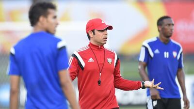 Mahdi Ali will need to guide the UAE past Asian heavyweights Japan and Australia if they are to reach the 2018 World Cup in Russia. Courtesy UAE FA