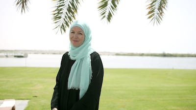 Safia Moore's story about a robot came first in The National's Short Story Competition came first. The Irish UAE resident holds a PHD in Literature but took a break from writing to raise her daughter. She converted to Islam prior to moving to the UAE. Lee Hoagland/The National