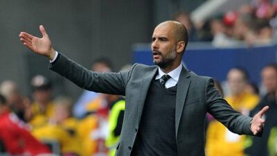 Bayern Munich now have 25 wins, three draws and a single loss in the Bundesliga this season under Pep Guardiola after Saturday's defeat. Tobias Hase / EPA / April 5, 2014