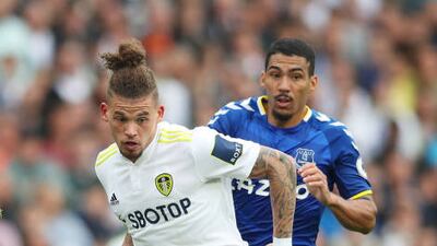 Kalvin Phillips - 5: A quiet game from the Leeds midfielder who endured a difficult midfield battle against Allan and Doucoure. Getty
