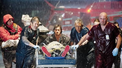 Eoin Macken, centre, in The Night Shift. Lewis Jacobs / NBC / courtesy Sony Pictures Television