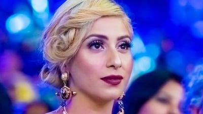 Neha Bhasin at SIIMA. Courtesy SIIMA