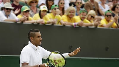 Nick Kyrgios has lost three straight matches since winning through Stan Wawrinka's retirement in Montreal. Henry Browne / Reuters