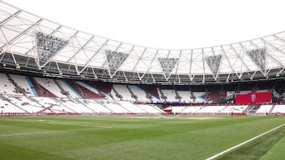 5. West Ham United, London Stadium. Capacity 60,000. Getty