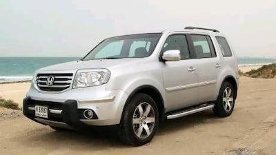 Aside from its distracting white dials on the instrument cluster, the Pilot is a good all-rounder at an affordable price. Ravindranath K / The National