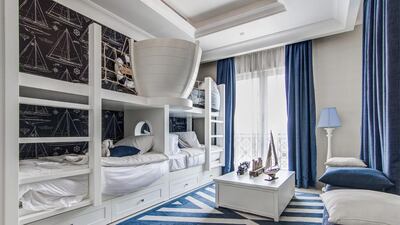 There are many stunning rooms, including the room which has been designated for the kids, which has been eye-catchingly, stylish, design and finish. Courtesy Luxhabitat