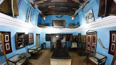 Inside the palace-museum of Sultan Ali Dinar, the last sultan who ruled Darfur between 1891 and 1916, at the palace in El Fasher. AFP