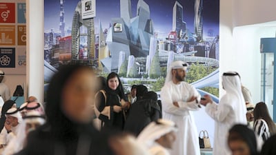 File photo of the World Government Summit in Dubai. Pawan Singh / The National