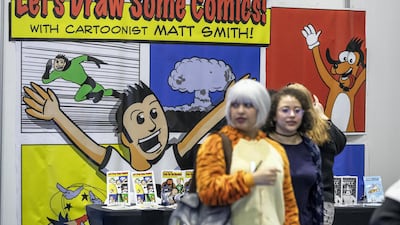 Fans had the chance to learn to draw on the day. Antonie Robertson / The National