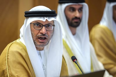 Dr Anwar Gargash, Minister of State for Foreign Affairs. Victor Besa / The National