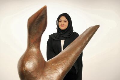 Sheikha Noora Al Mualla, curator, educator and manager at Sharjah Art Foundation. Pawan Singh / The National