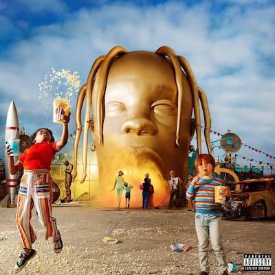 Travis Scott's Astroworld. Courtesy Epic / Cactus Jack