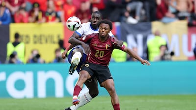 First start of tournament for player who scored goals for fun at Leipzig this season but pretty thankless task here with Belgium offering little service to attacking pair. Getty Images