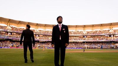 Lalit Modi during the 2010 Indian Premier League T20 Final between Mumbai Indians and Chennai Super Kings played at DY Patil Stadium on April 25, 2010 in Navi Mumbai, India. Ritam Banerjee / Getty Images