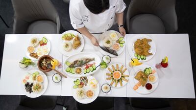 Dishes in the a la carte menu start at Dh35, while the weekend buffet featuring 10 dishes is priced at Dh69.