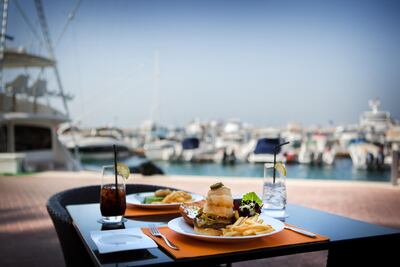 Lunch with a view at Sports Cafe. Courtesy JA The Resort