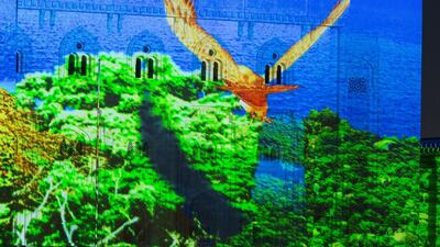 The sixth annual Sharjah Light Festival gets under way.