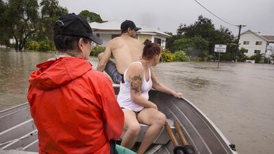 Thousands of residents downstream from the Ross River dam were evacuated after flash floods hit eastern Queensland. EPA