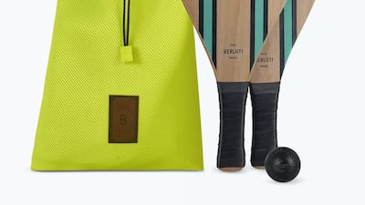 Beach bat and ball set, Dh3,100, Berluti