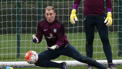 England goalkeeper Joe Hart. AFP