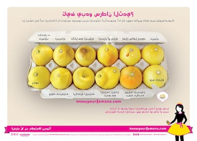 Breast Cancer Lemon campaign poster. Courtesy-Worldwide Breast Cancer