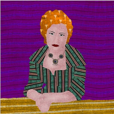 ‘Teta’, an NFT portrait of Nour Hage's grandmother. Photo: Nour Hage