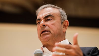 Former Nissan chairman Carlos Ghosn. AFP