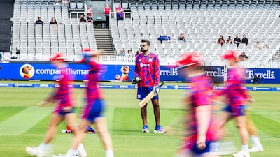 Ahmed Raza oversees training with Southern Brave at Lord's.
