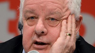 Irish film director Jim Sheridan. AFP