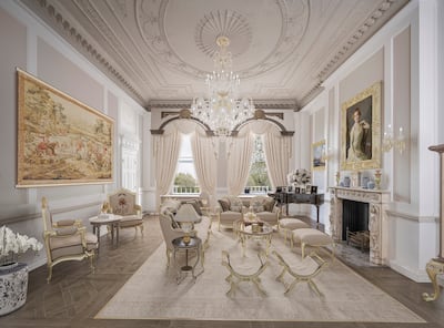 The drawing room at 139 Piccadilly. Photo: Casa E Progetti & Tony Murray