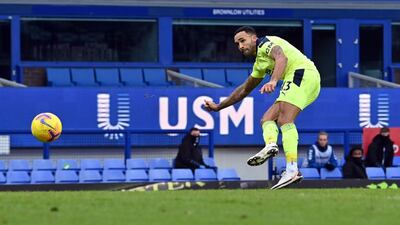 Callum Wilson scores the second goal. PA