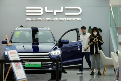 China's BYD was second in terms of manufacturing in AlixPartners' index, reflecting how Chinese manufacturers are catching up. AP
