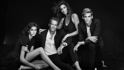 The Geber family stars in an ad campaign for Omega. Courtesy Omega