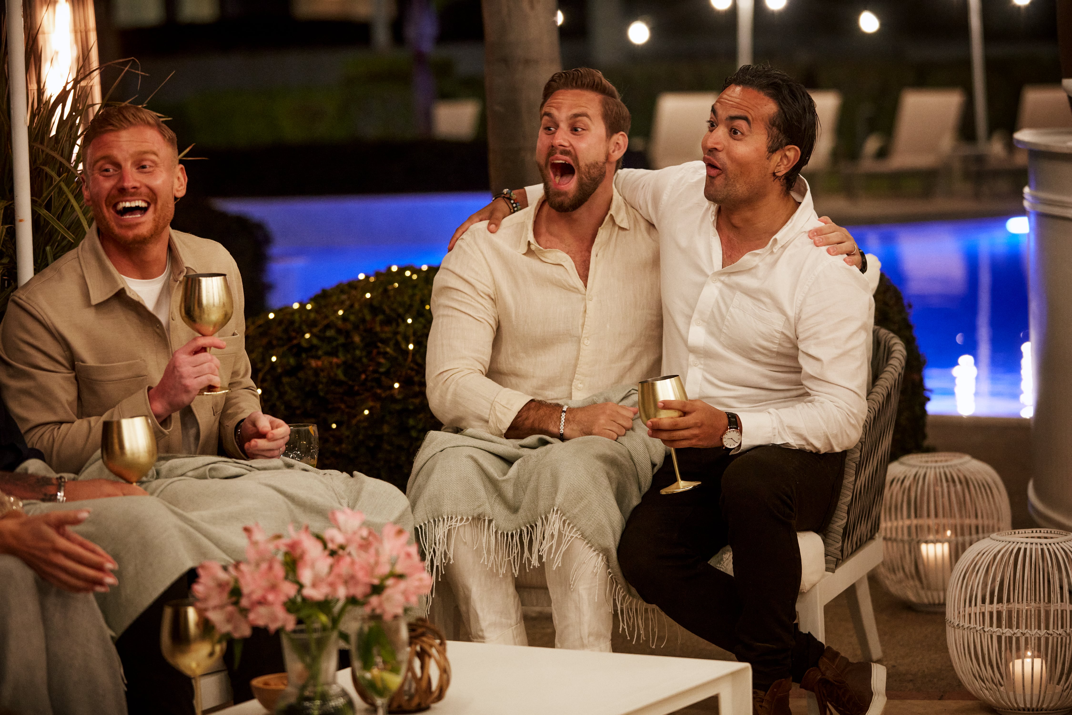 Cast members, from left, Lucas, Oskar and Sergio. Photo: Netflix