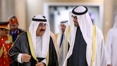 Sheikh Meshal was sworn in as ruler in December after the death of his half-brother Sheikh Nawaf. Reuters