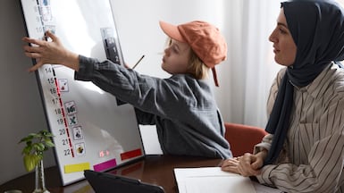 With families spending more time at home, experts explain the power of upkeeping routines. Getty Images