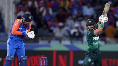 Sahibzada Farhan will lead Pakistan against India in the Asian Games T20 final. Chris Whiteoak / The National