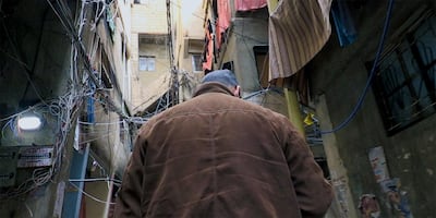 Palestinian refugee Ahed in Beirut’s Chatila camp. Courtesy of Daniele Rugo & Abi Weaver
