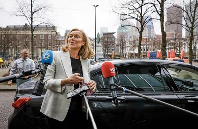 Sigrid Kaag and her D66 party had a successful election. AFP