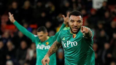 Watford 5 points. A mixed bag. Won at West Ham, lost to Chelsea, scored a late equaliser to salvage a draw with Newcastle, and failed to build on Troy Deeney's, pictured, early double to draw 3-3 with Bournemouth. Could have been better, but could have worse too. Reuters