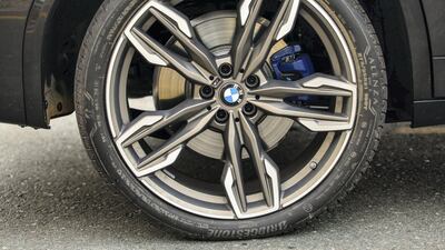 The X3 has an eight-speed automatic gearbox. Victor Besa / The National