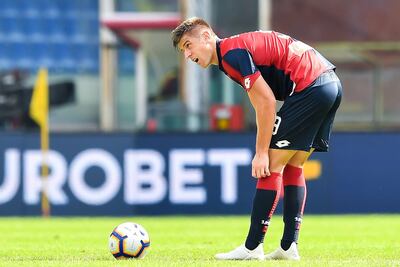 Krzysztof Piatek has been in goalscoring form ever since he arrived in Genoa. Getty Images