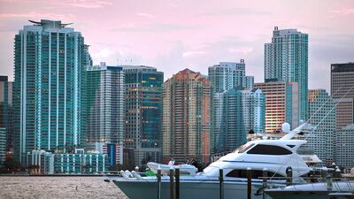 1st: Miami 12.5% rise from Jan-June. Getty Images / AFP