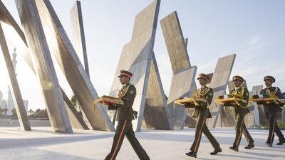 Following Wahat Al Karama’s inauguration on Commemoration Day last Wednesday, which featured the UAE leaders honouring the country’s heroes and their attending relatives, the site has been visited by other countries’ leaders, including Yemeni president Abdrabu Mansur Hadi and Egyptian president Abdel Fattah El Sisi. Ryan Carter / Crown Prince Court - Abu Dhabi