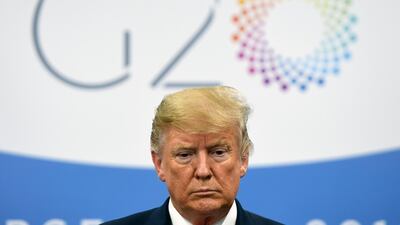 President Donald Trump called last month's slump in oil prices a "tax cut for America and the world". AFP