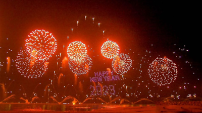 Over the past four years, the emirate has made it a tradition to break world records with its New Year's Eve fireworks